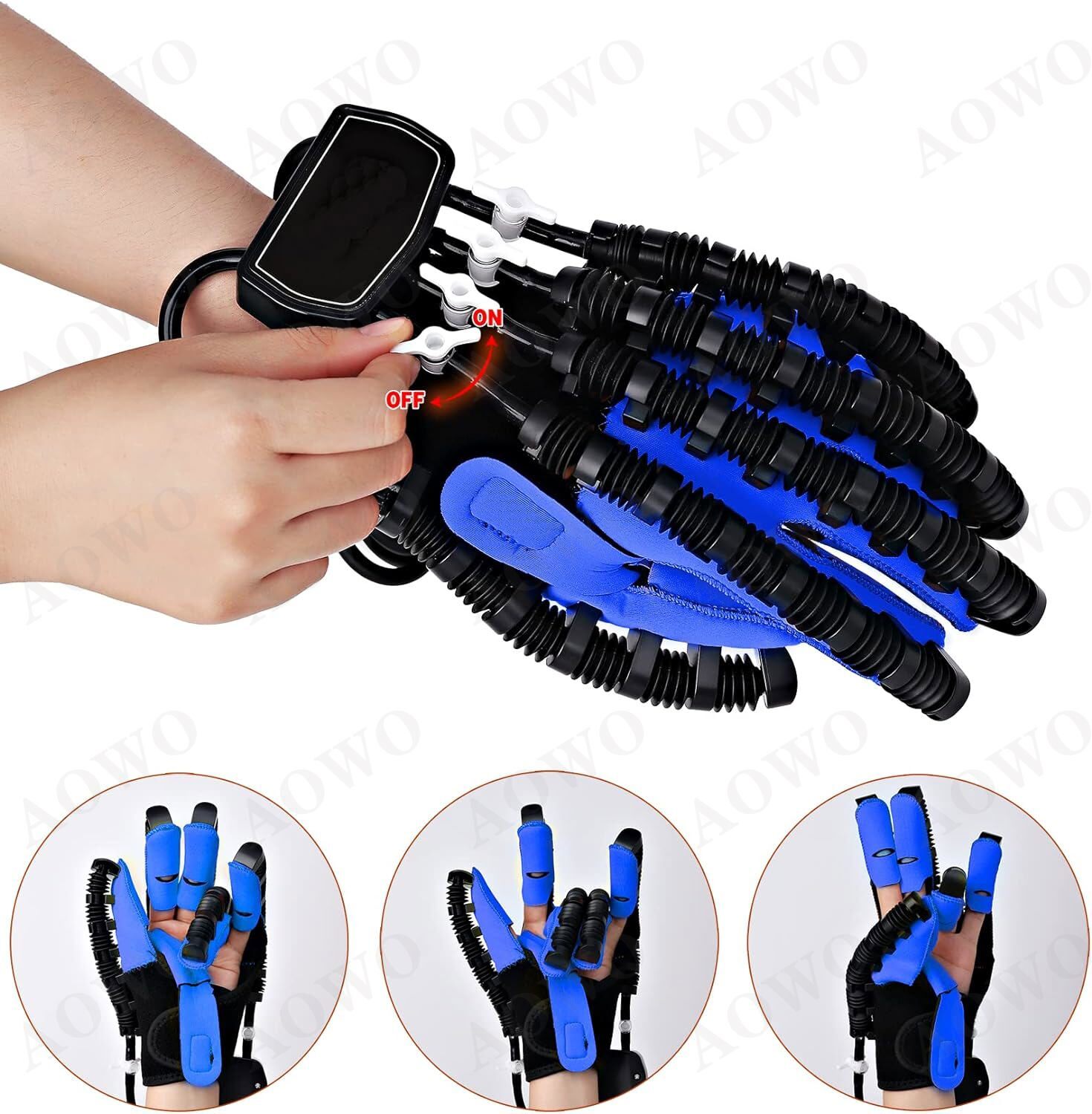 (Left+Right) Rehabilitation Robot Gloves for Stroke Rehab Hemiplegia Recovery