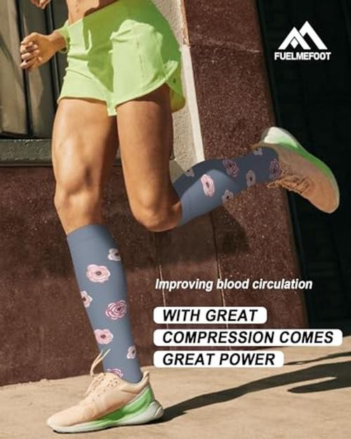 6 Pairs Compression Large-X-Large 01 Assort – Black/Blue/Grey/Pink/Beige/White