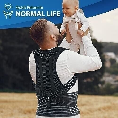ORTONYX Back Brace Posture Corrector Clavicle and Shoulder Support – Unisex