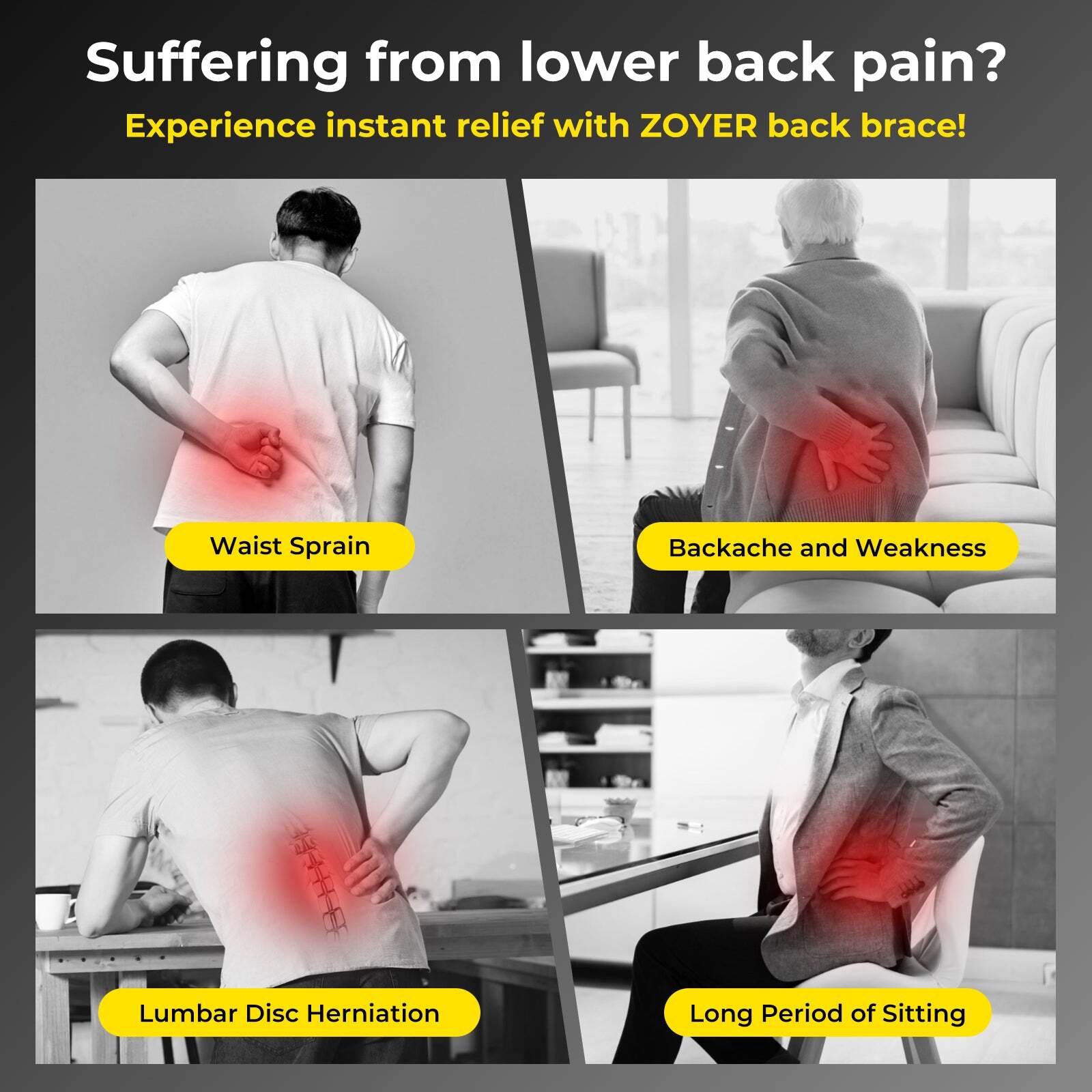 ZOYER Prevention Back Brace