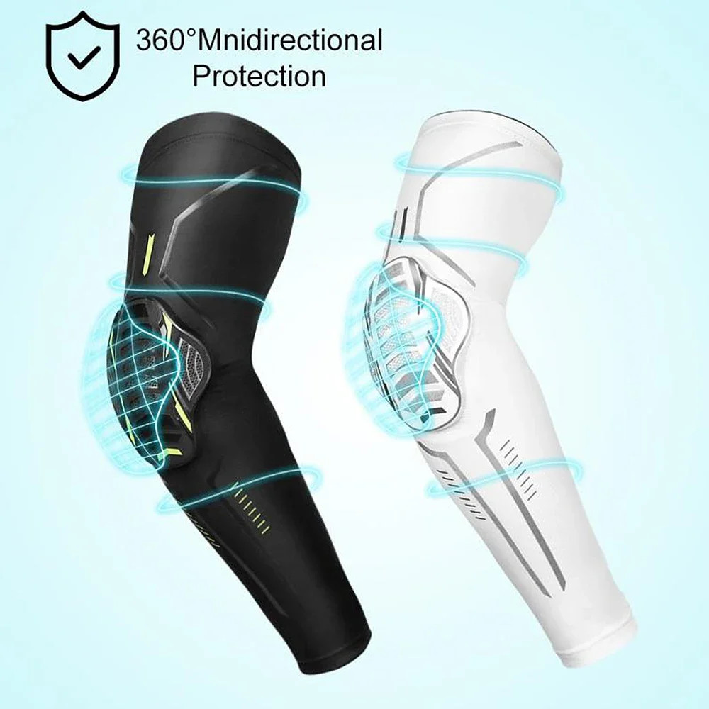 1 Pair Sports Crash Proof Elbow Support Pad Elbow Brace Arm Compression Sleeve f