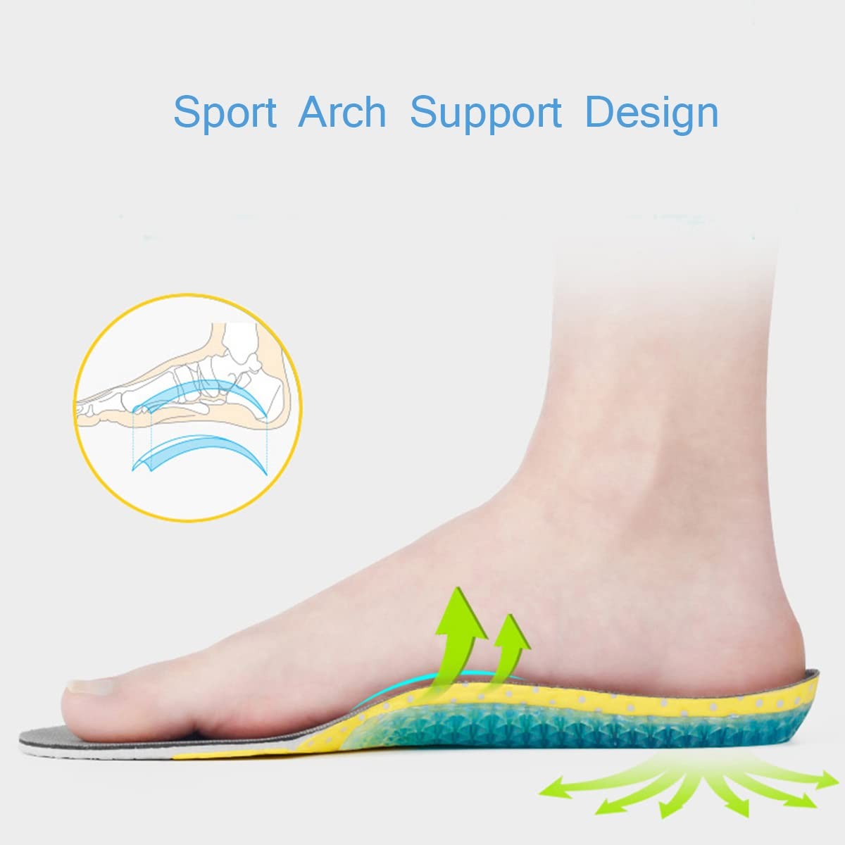 Children’s Athletic Gel Insoles for Cushion and Comfort Kids Running Insoles …