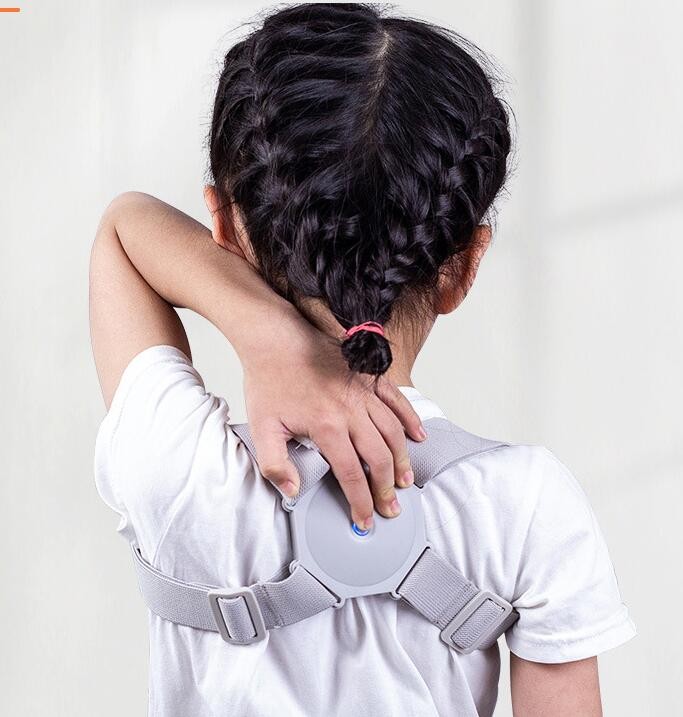 Smart Posture Corrector Bluetooth Vibration Sensor Back Brace Trainer Reminder