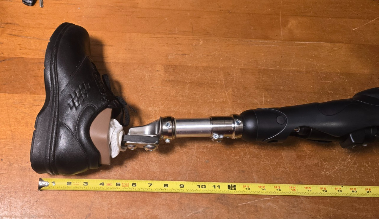 Freedom Innovations Plie 3 Microprocessor Prosthetic Knee with Foot Battery Char