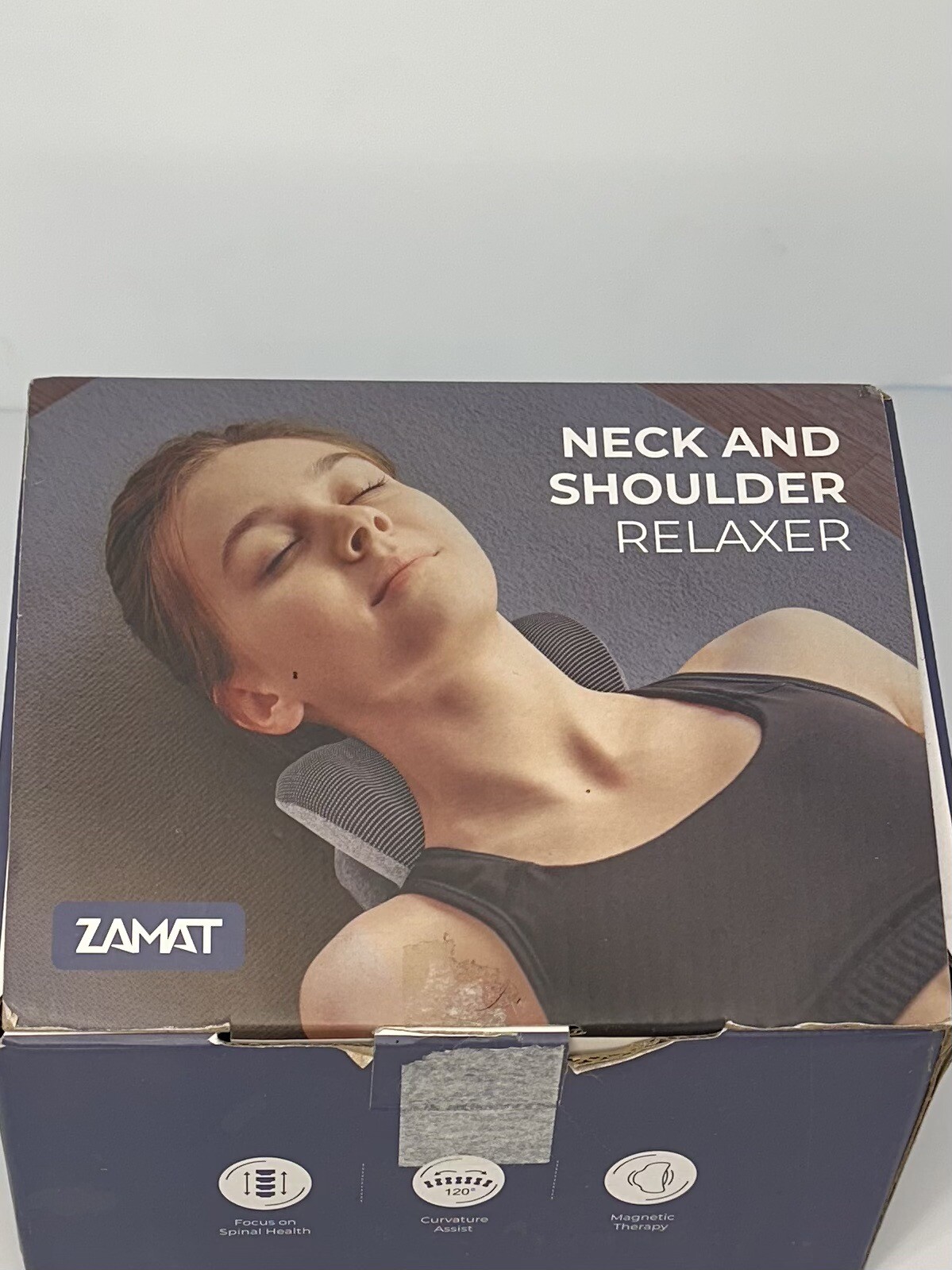 ZAMAT Neck and Shoulder Relaxer with Magnetic Therapy Pillowcase, Neck Stretcher
