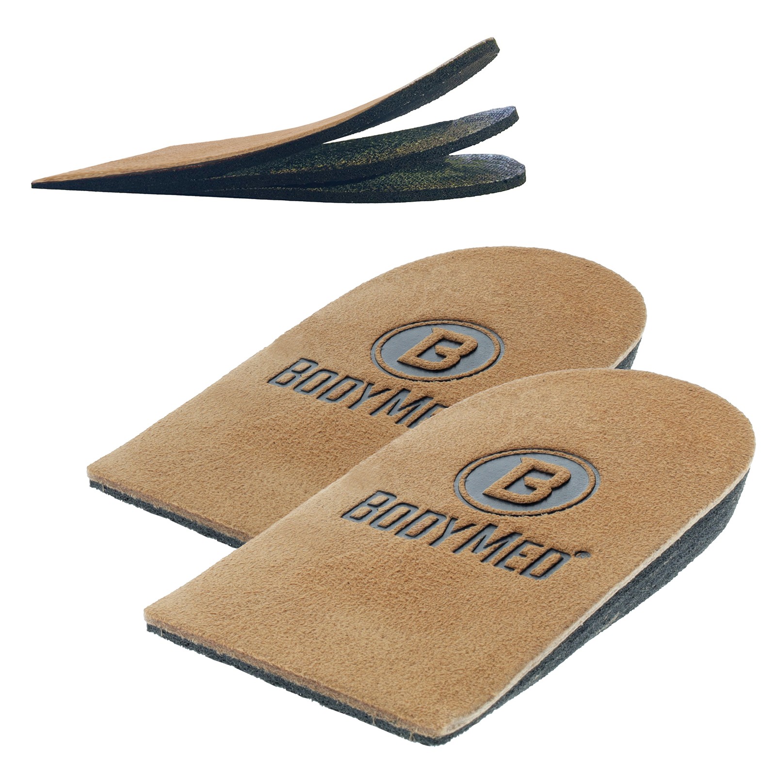 BodyMed Adjustable Heel Lift for Men and Woman (2-Pack) – Non-Slip Orthopedic