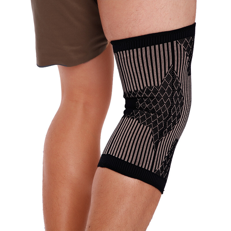 Copper Compression Knee Support Brace Joint Pain Arthritis Relief Sleeve Sport