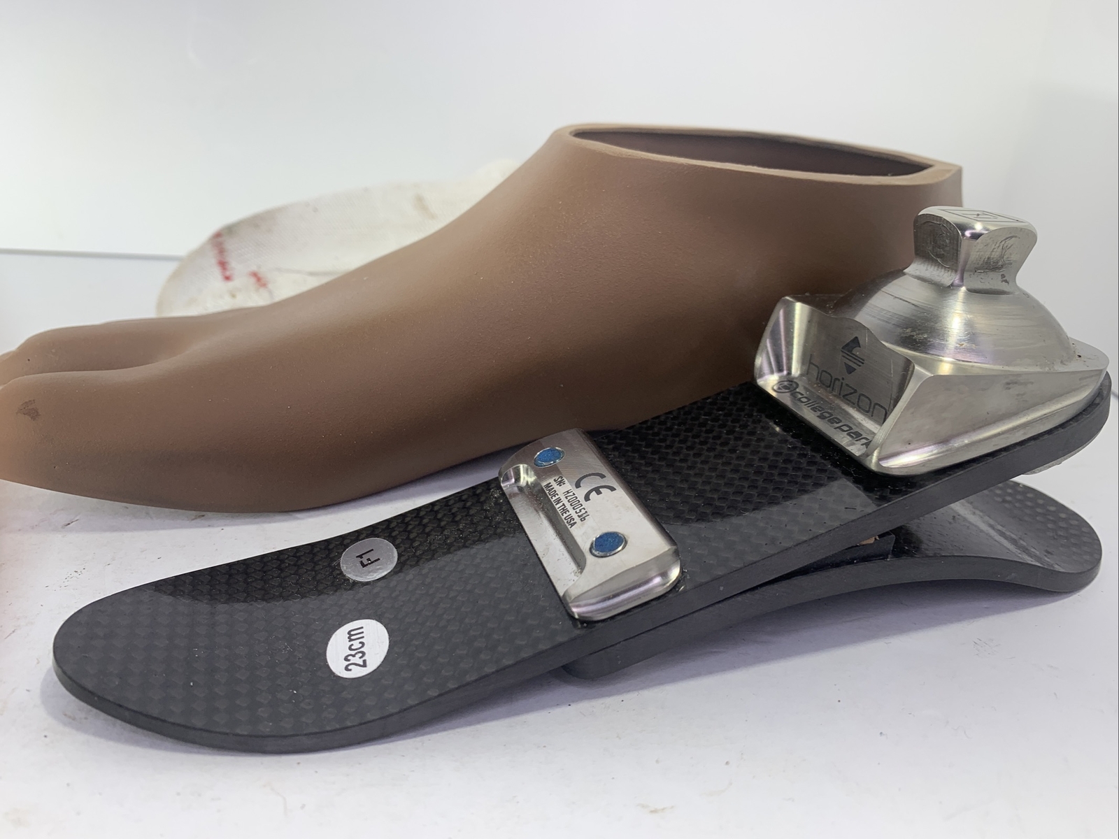 college park horizon prosthetic foot. size 23cm category 1