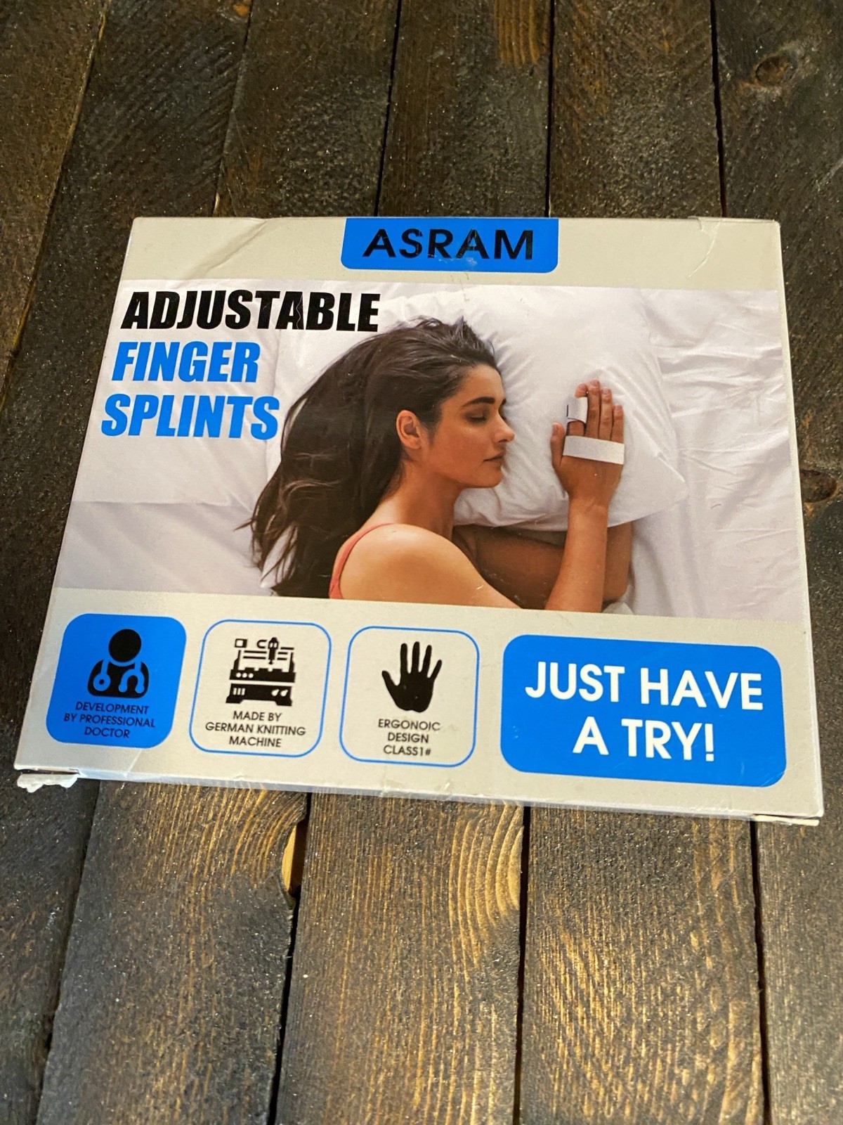 ASRAM Finger Splint Brace For Middle Ring Index Pinky Arthritis Or Injury