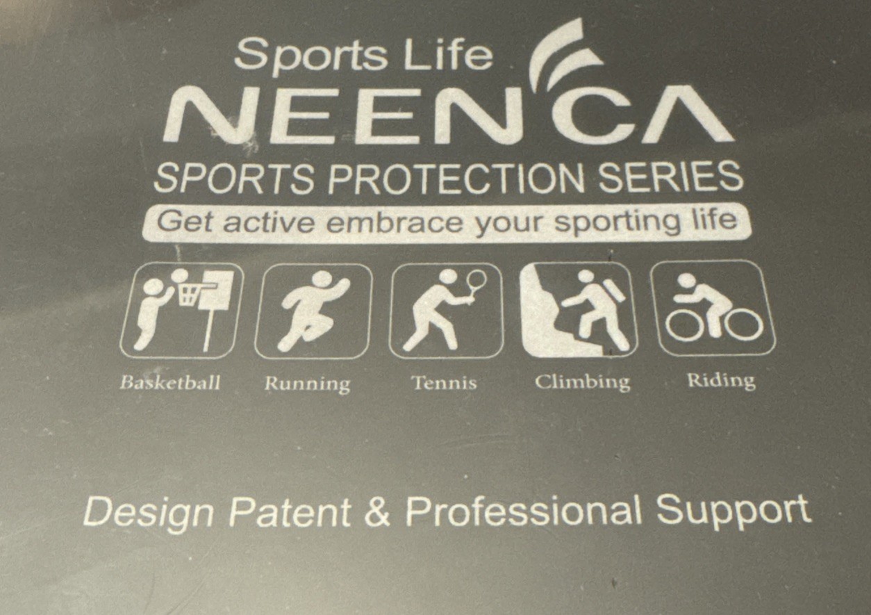 NEENCA Professional Knee Brace Knee Compression Support Sleeve Gray Size Medium