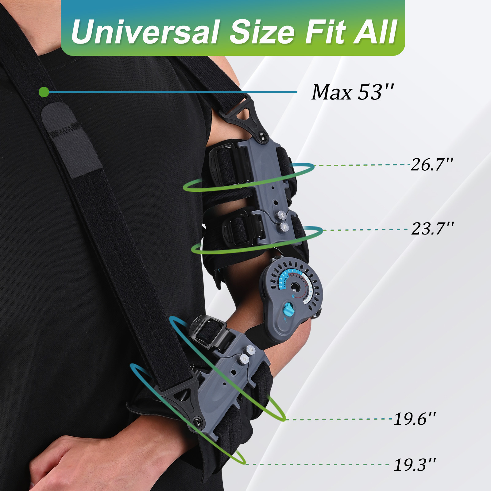 Komzer Adjustable Stabilizer Brace for Elbow Forearm Wrist Support