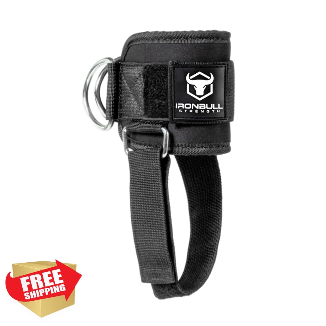 Iron Bull Strength Ankle Strap Black