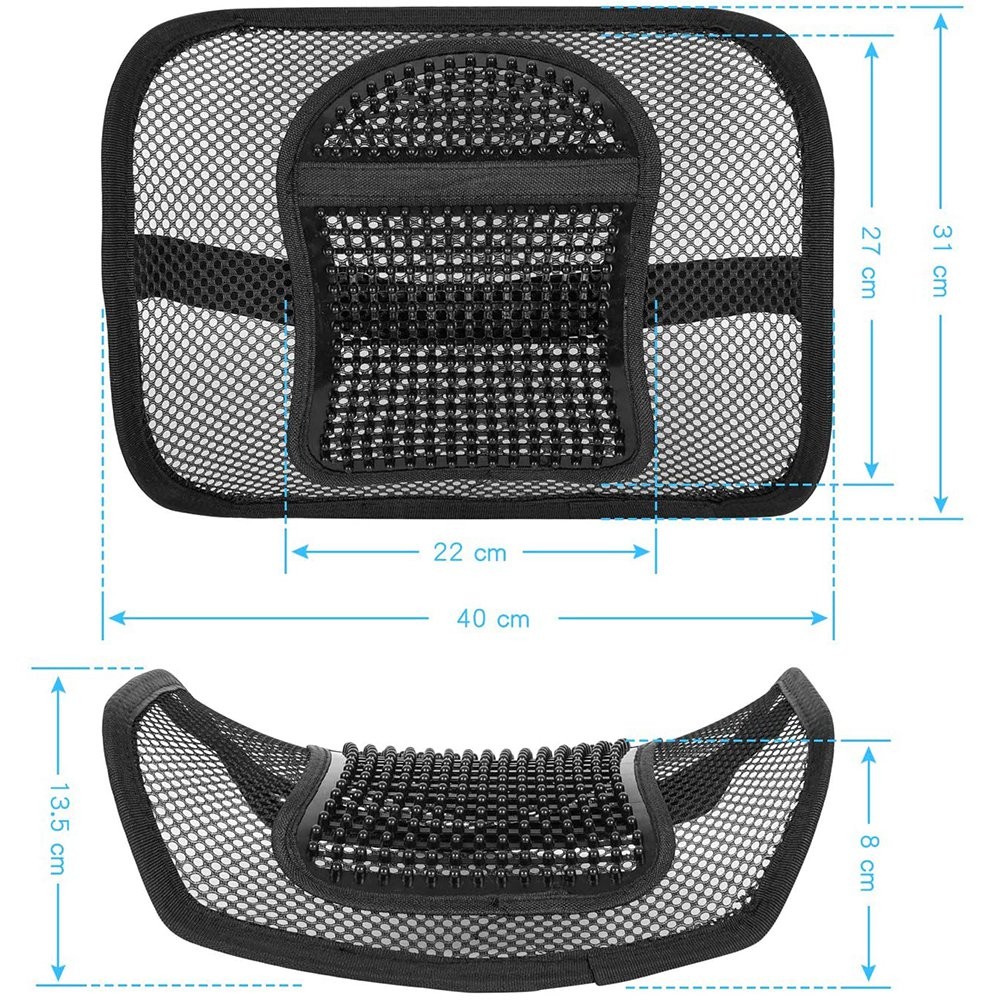 Mesh Back Support for Chair, Lumbar/Chair Back Support with Elastic3571