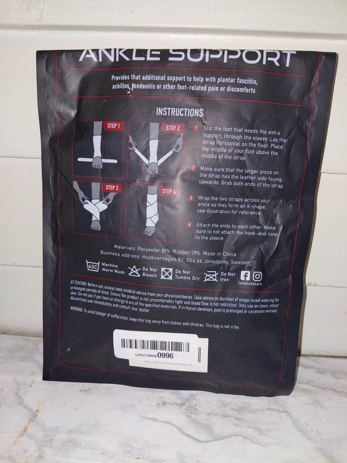 Sleeve Stars Ankle Brace
