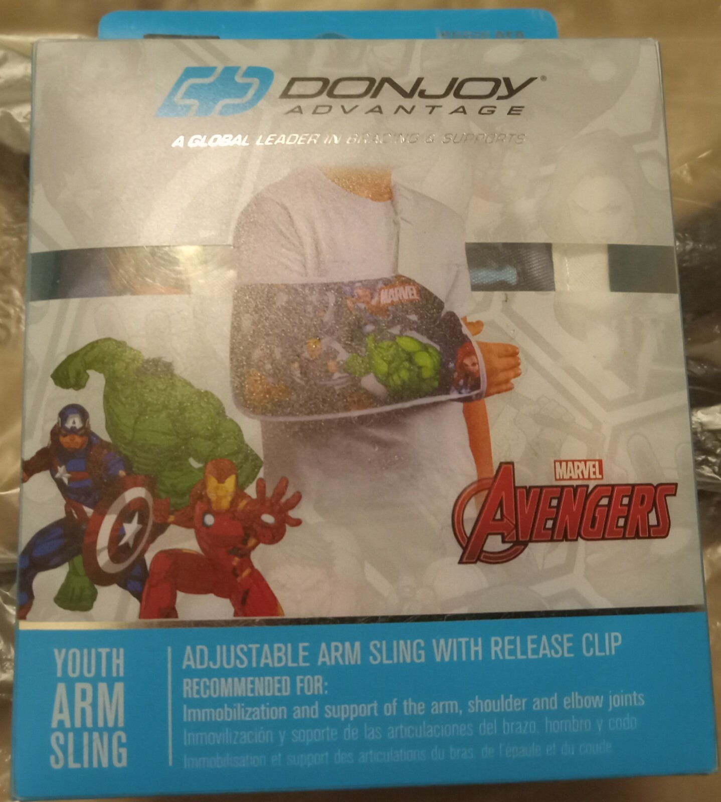 Donjoy Advantage• Marvel Avengers• Youth Size• Arm Sling•