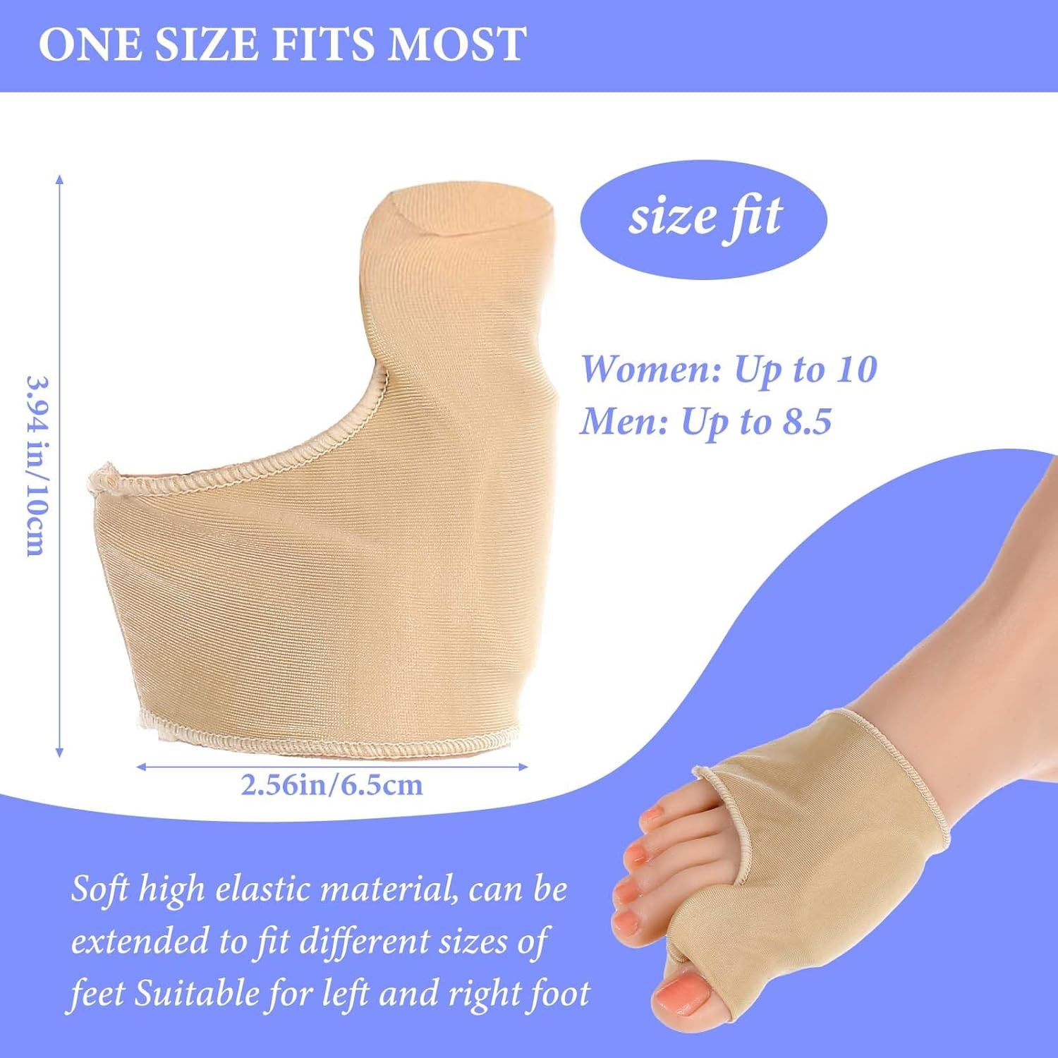 Bunion Corrector Relief Sleeve Toe Socks for Hallux Valgus Big Toe Separator Str