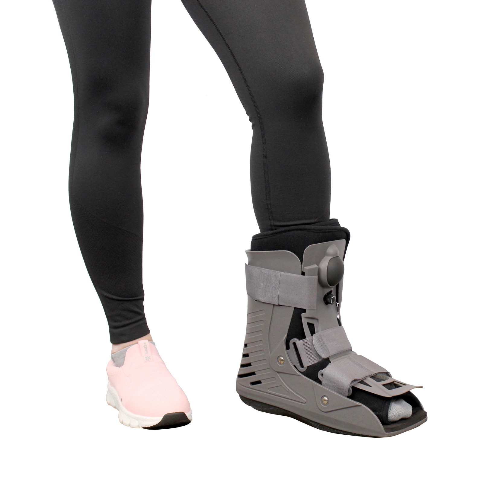 Short Full Shell Walking Boot, Ankle Air Cast Walker for Ankle and Foot Injury