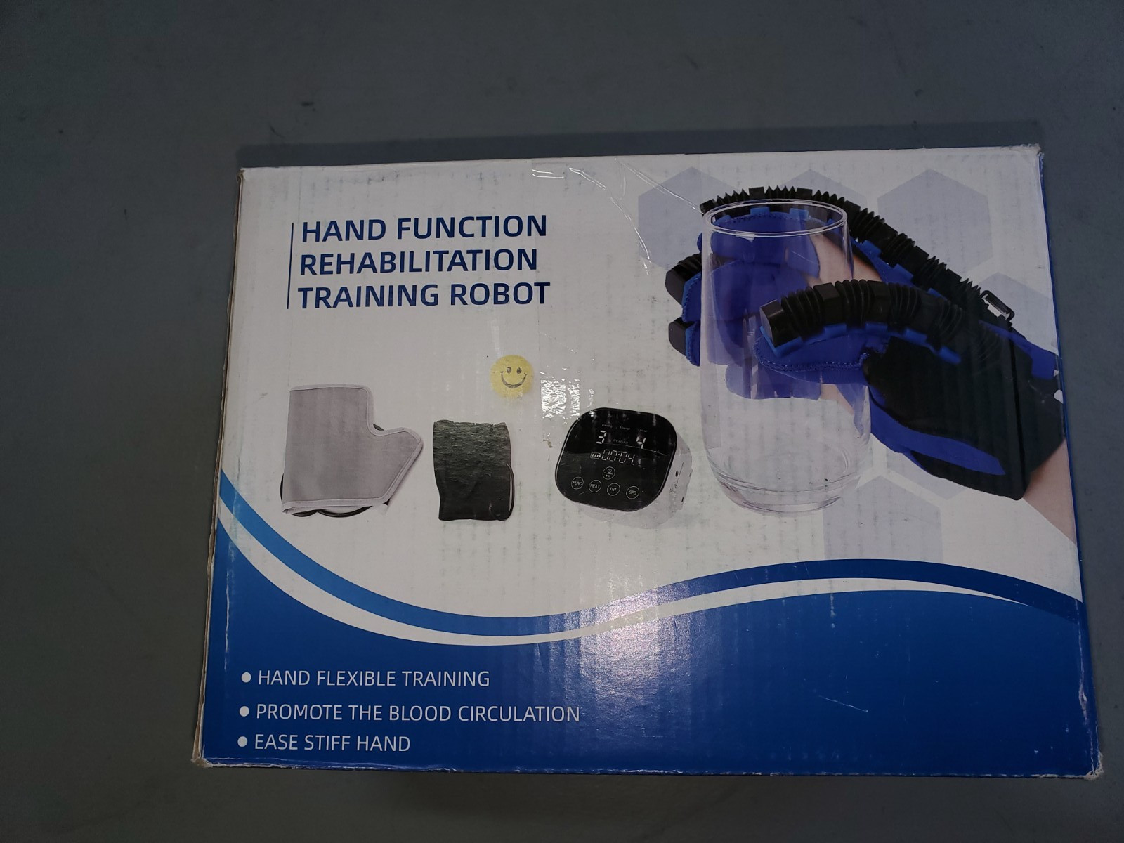 Rehabilitation Robot Glove-Training, Massage, Mirroring & Heating, Right Hand