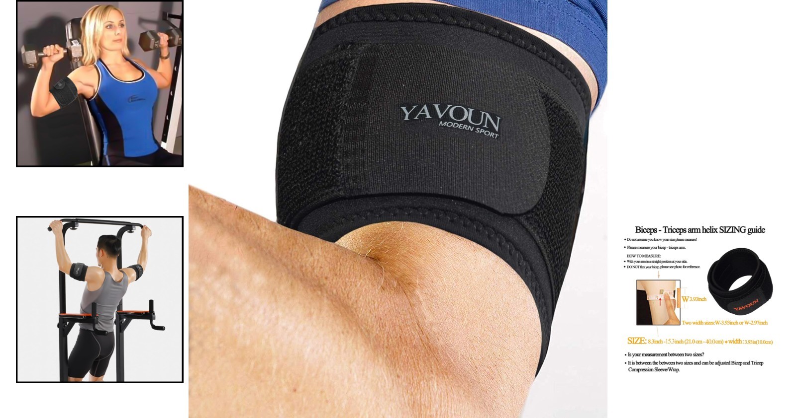 Dynamic Compression Sleeve for Bicep & Tricep Strains – Pain Relief and Support