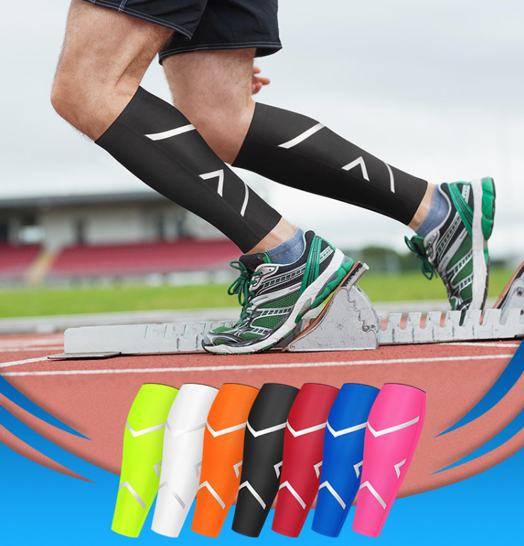 Men Leg Sleeve Calf Compression Brace Stretch Support Exercise Calf Protection