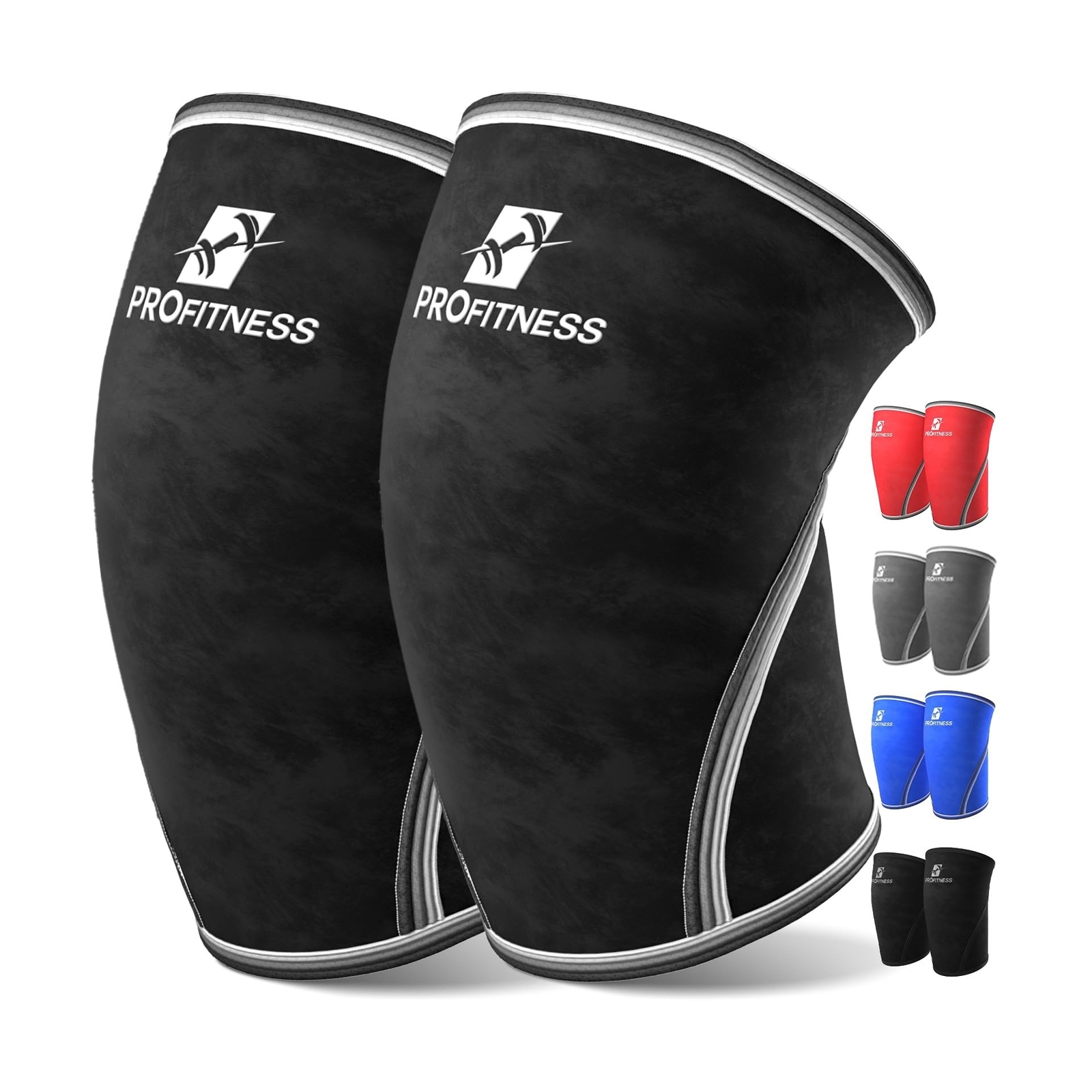 ProFitness Knee Sleeves Weightlifting Men & Women – 7mm Thick Premium Neopren…