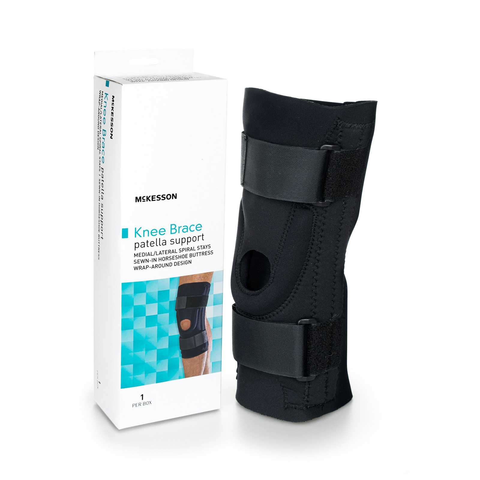 McKesson Neoprene / Elastic Knee Brace M 1 Each