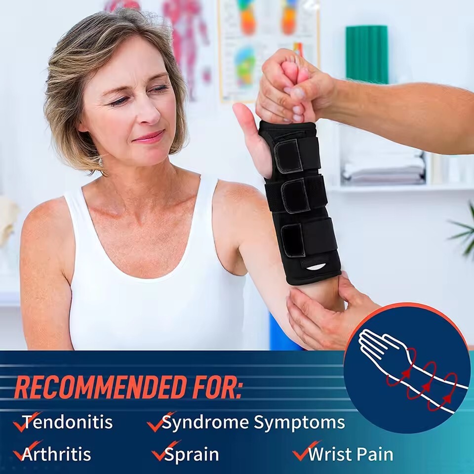Adjustable Wrist Support Brace for Carpal Tunnel & Tendonitis Relief Wristband