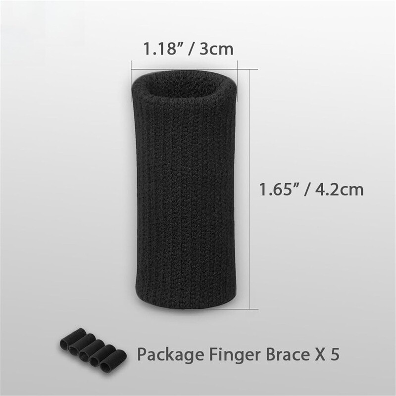 Finger Sleeves Thumb Splint Brace Support Pain Relief Compression Protector New