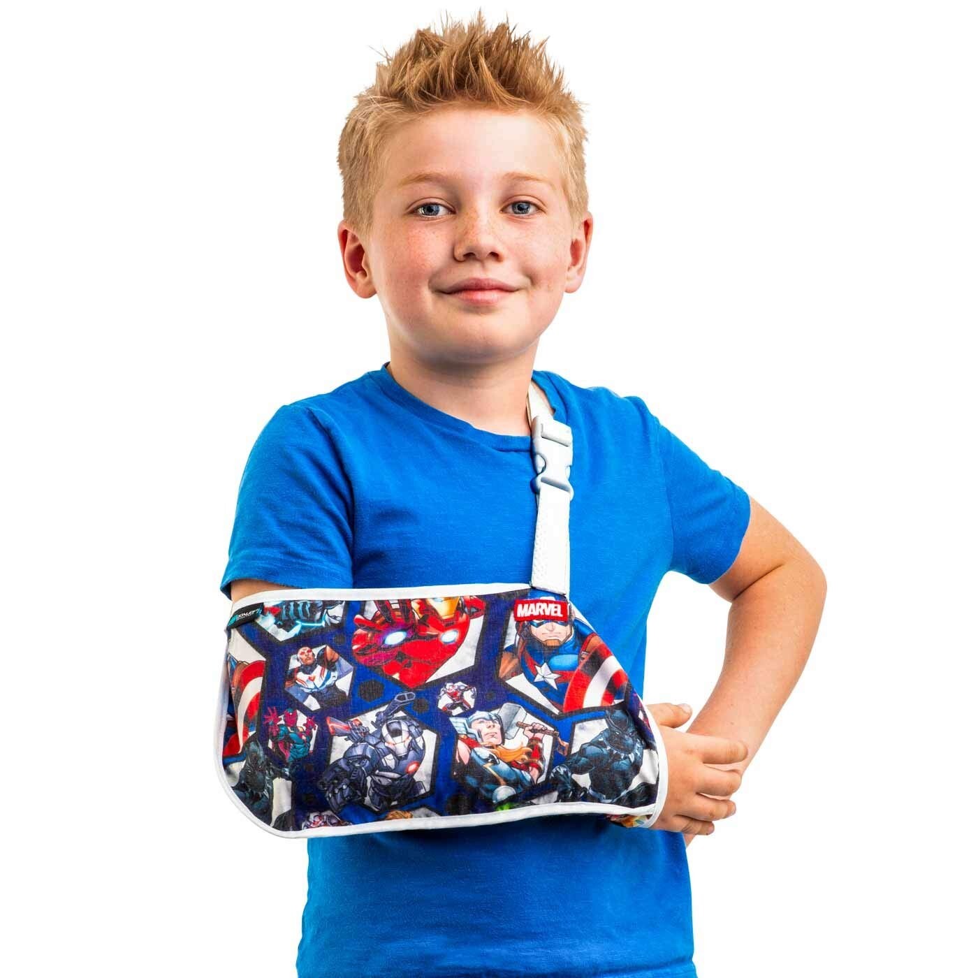 DonJoy Advantage Youth Arm Sling Featuring Marvel – Avengers X-Small