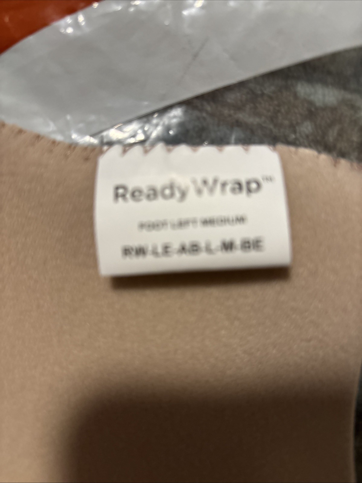 L&R Ready Wrap Compression Foot wrap SL. Size Medium Left Beige New