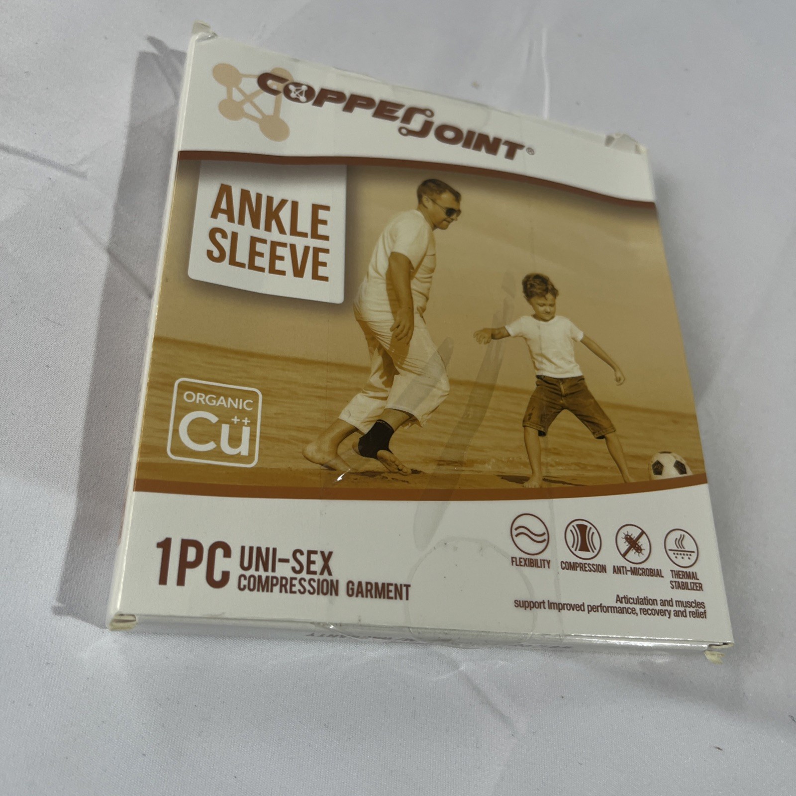 CopperJoint Compression Ankle Sleeve size M (30-33) G2