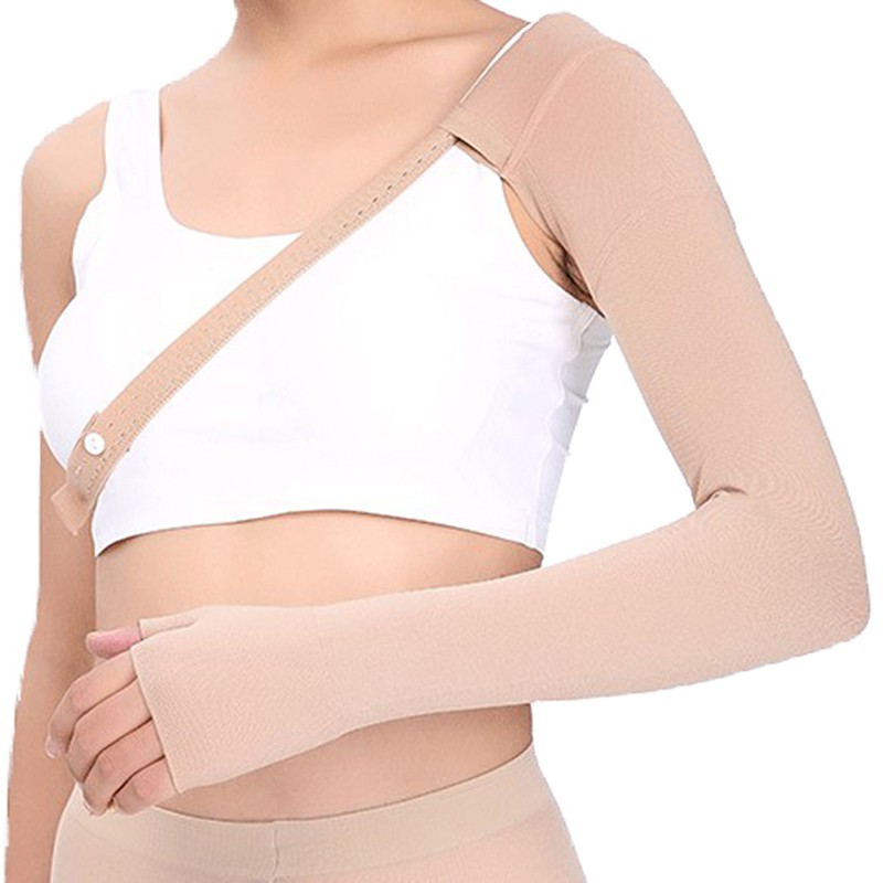 Post Mastectomy Compression Sleeve Elastic Arm Anti Swelling Lymphedema Sleeve~