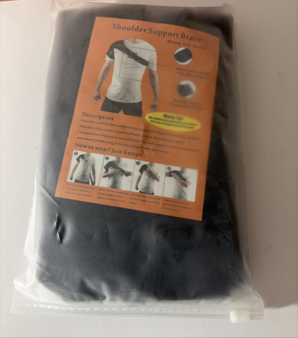 Shoulder Brace Rotator Cuff Support Arm Sling Unisex Adjustable New