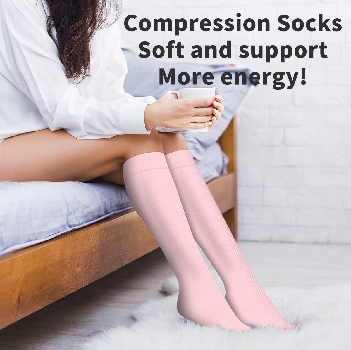 COOLOVER Copper Compression Socks for Women and Men(6 Pairs)-Best Support for…