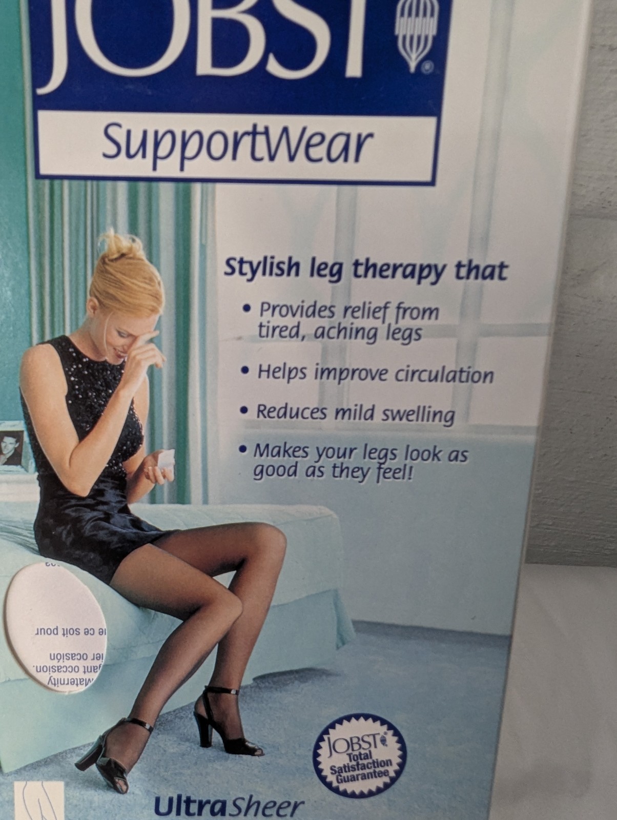 Jobst Mild Compression UltraSheer 8-15 mmHg Sun Bronze Knee Stockings Sz 7-9 NWO