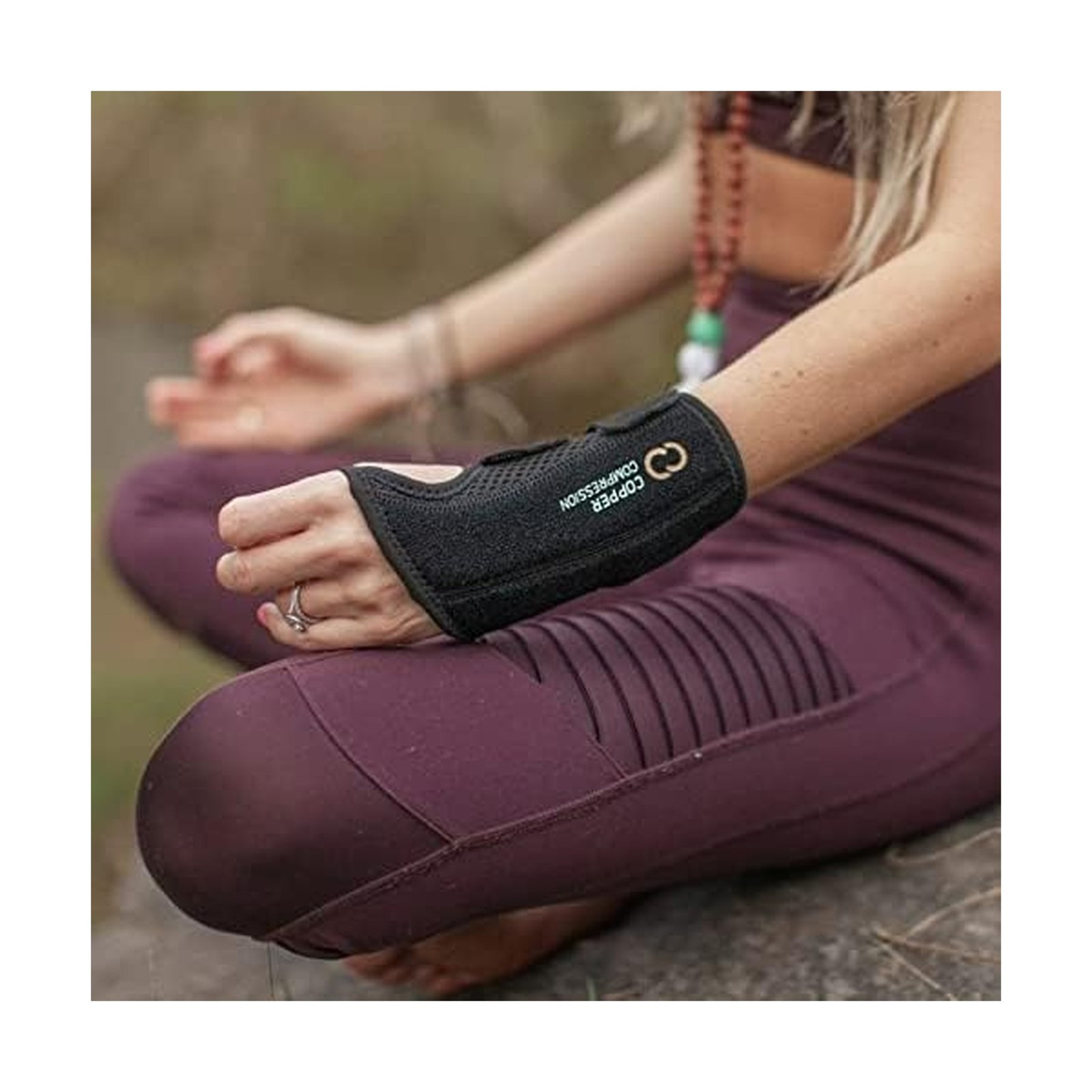 Copper Compression Advanced Wrist Brace – Copper Infused Adjustable Orthopedi…