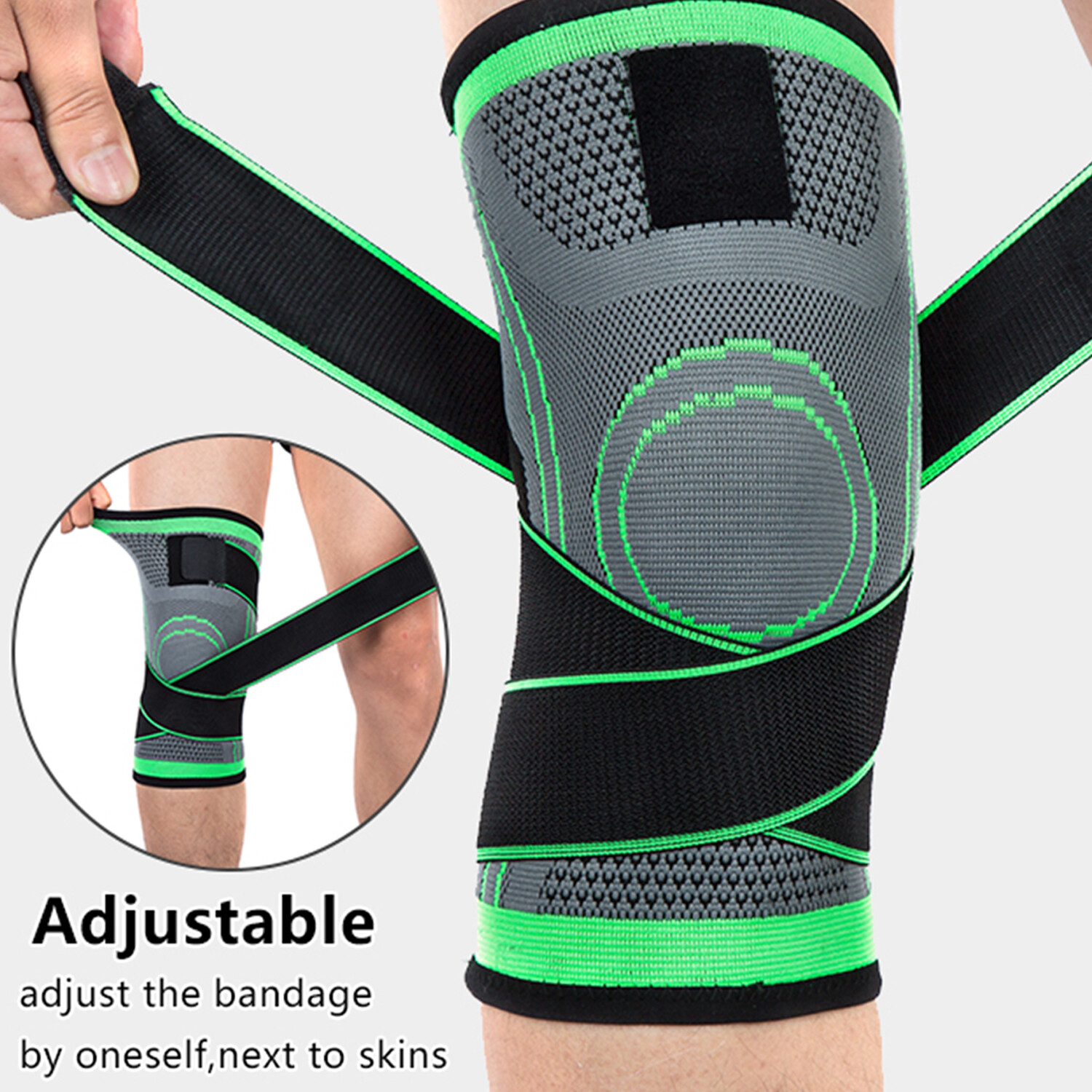 Athletics Knee Support Compression Sleeve Running Sports Brace Joint Pain Relief