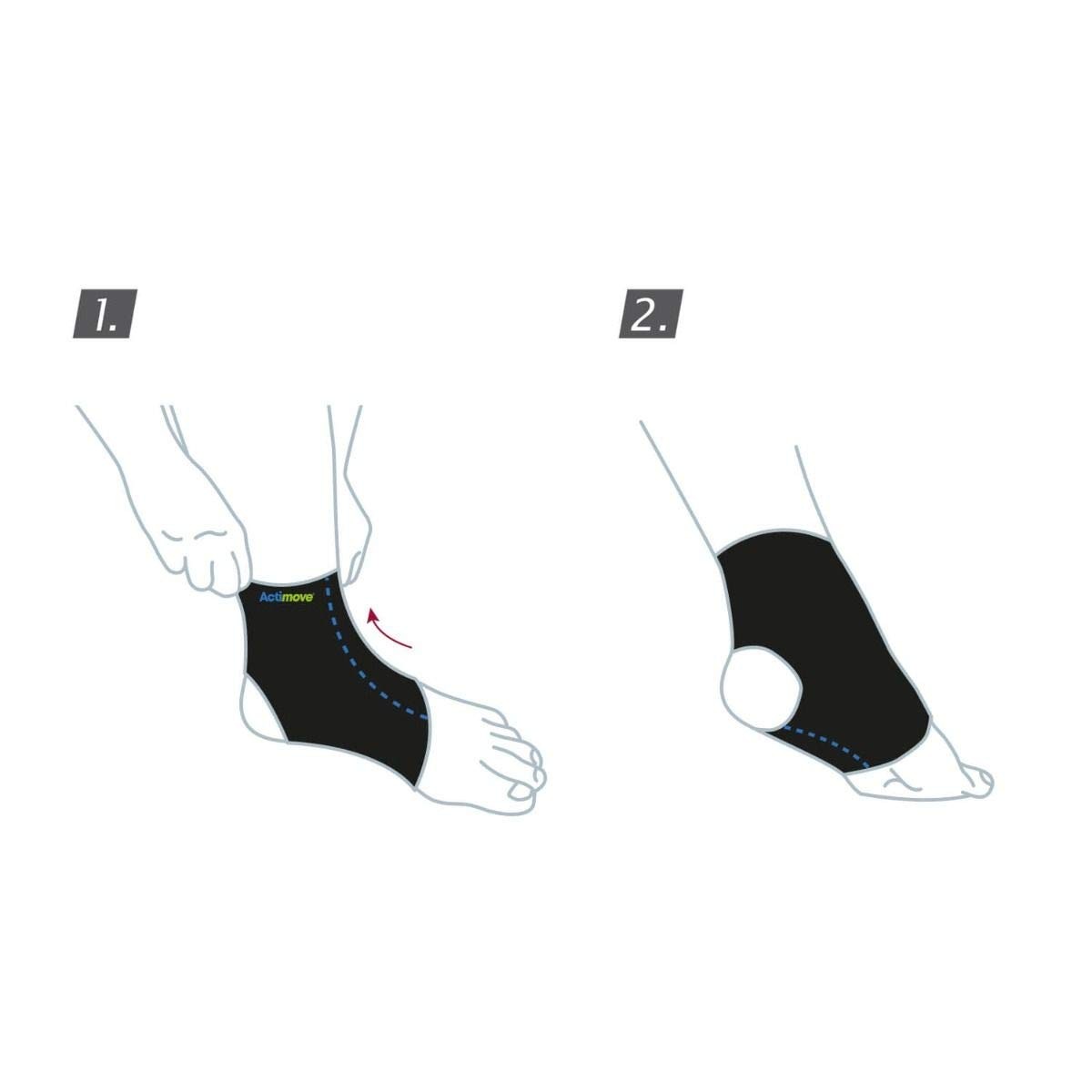 Actimove Kids Ankle Support Navy Size Youth