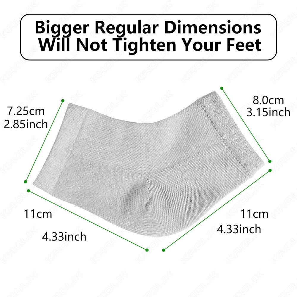 1 Pair Silicone Feet Heel Moisturizing Socks Gel Socks Cracked Foot
