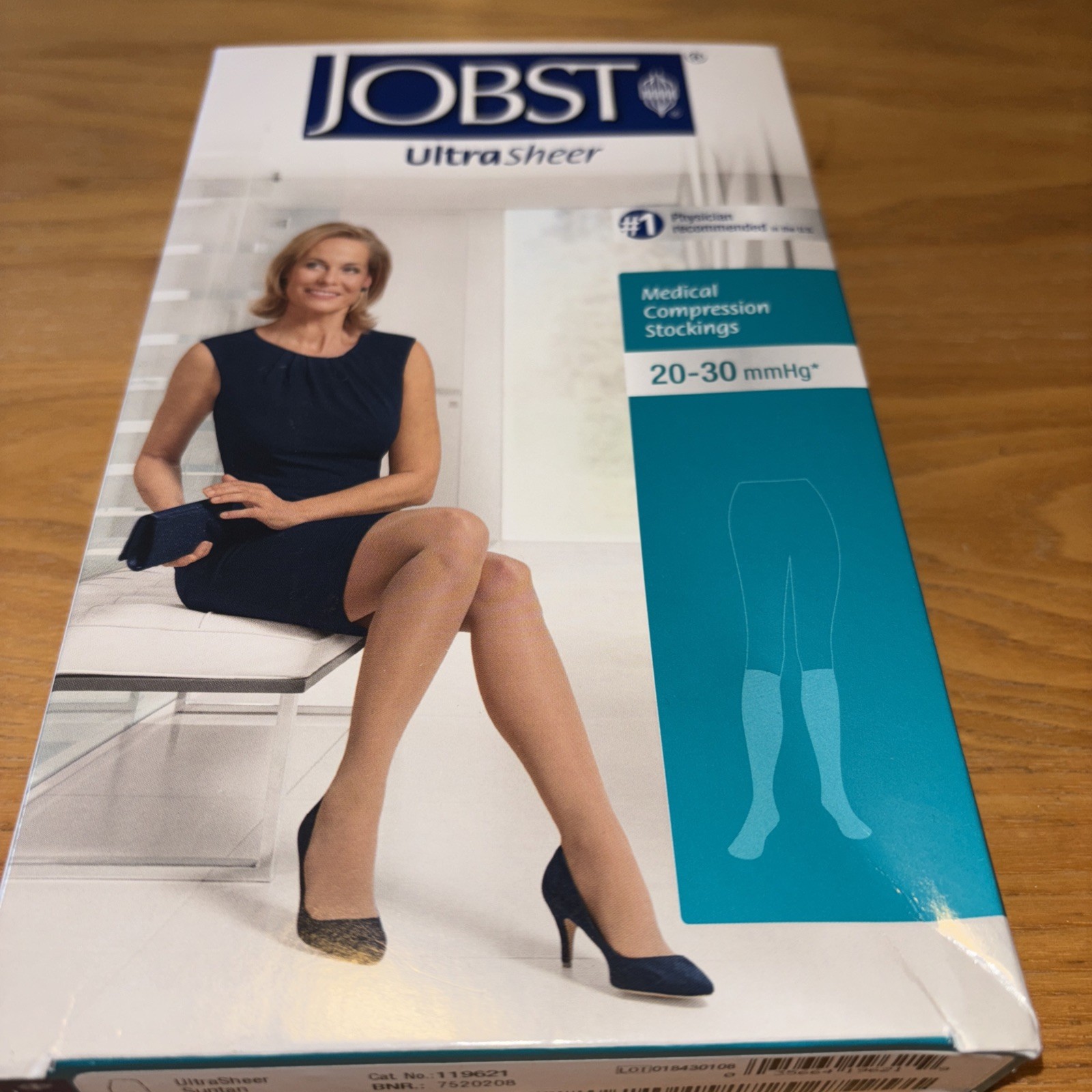 Jobst MedPetite Womens Ultrasheer Compression Knee Stockings 20-30 mmhg Supports