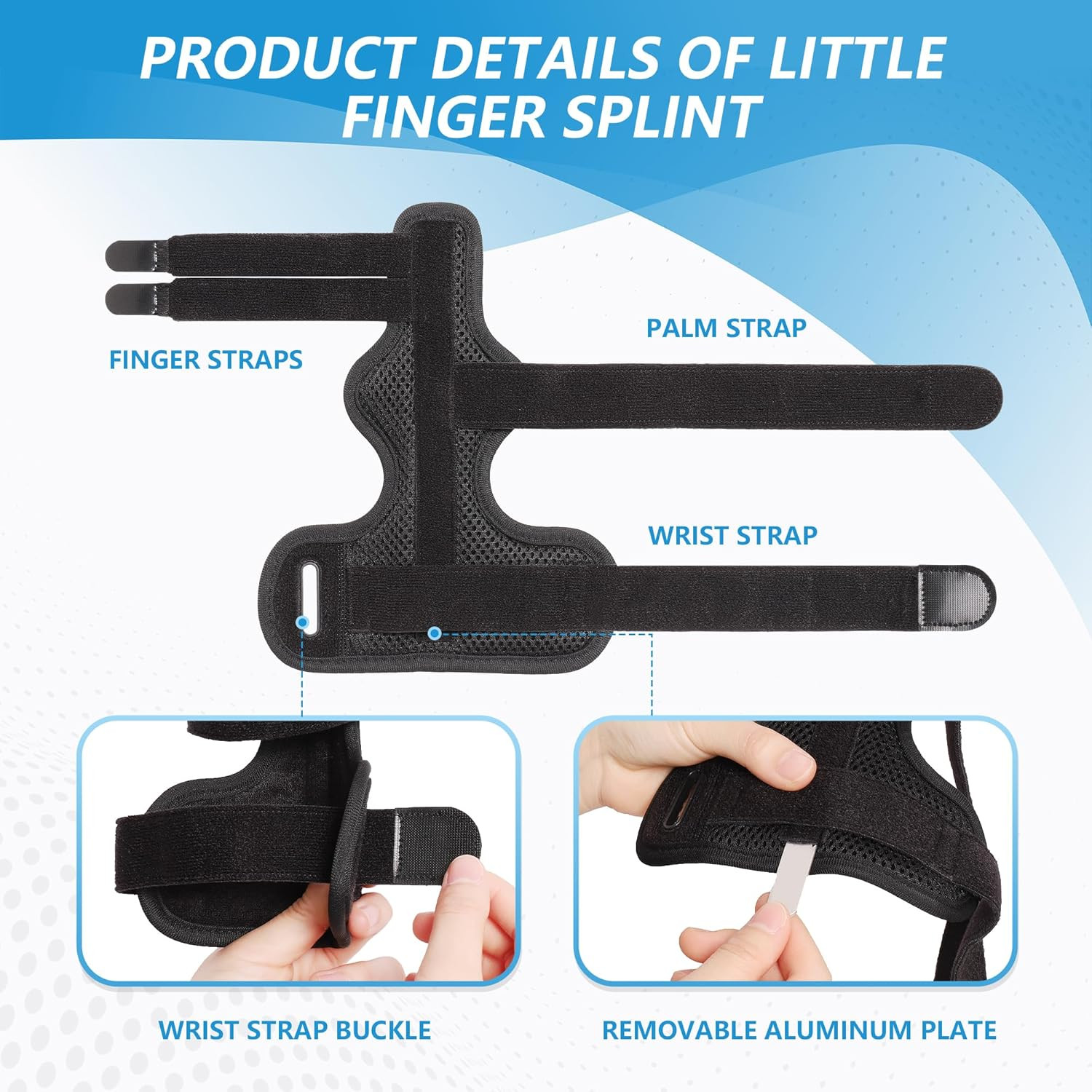 Pinky Finger Splint, Finger Splint for Pinky, Broken Finger, Trigger Finger, …