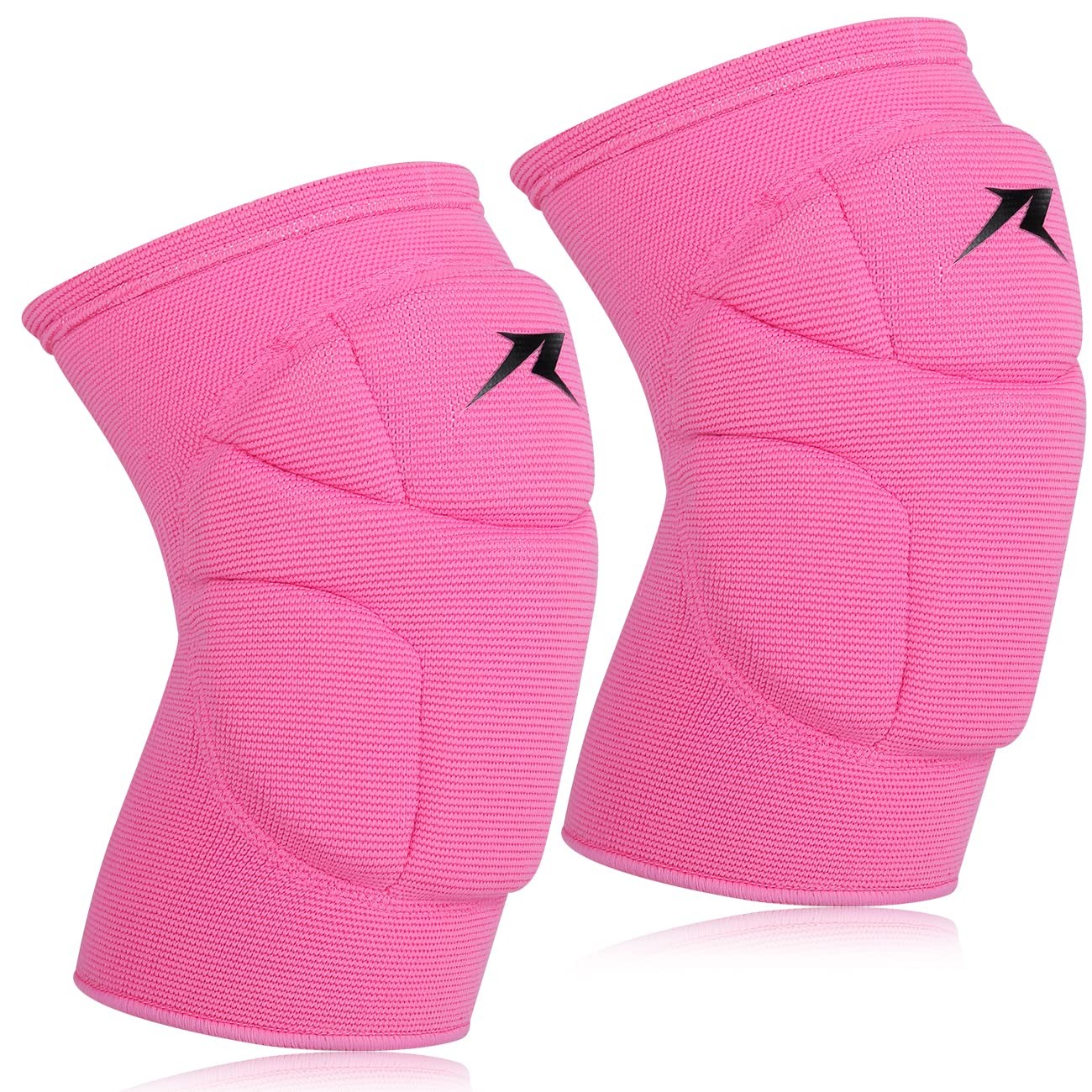 Pink Volleyball Knee Pads Support Protector For Lady Women Running Yoga New Set