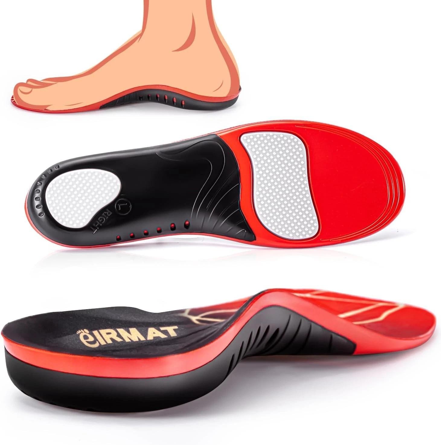 Plantar Fasciitis High Arch Support Insoles for Men Women, Arch Support Inserts