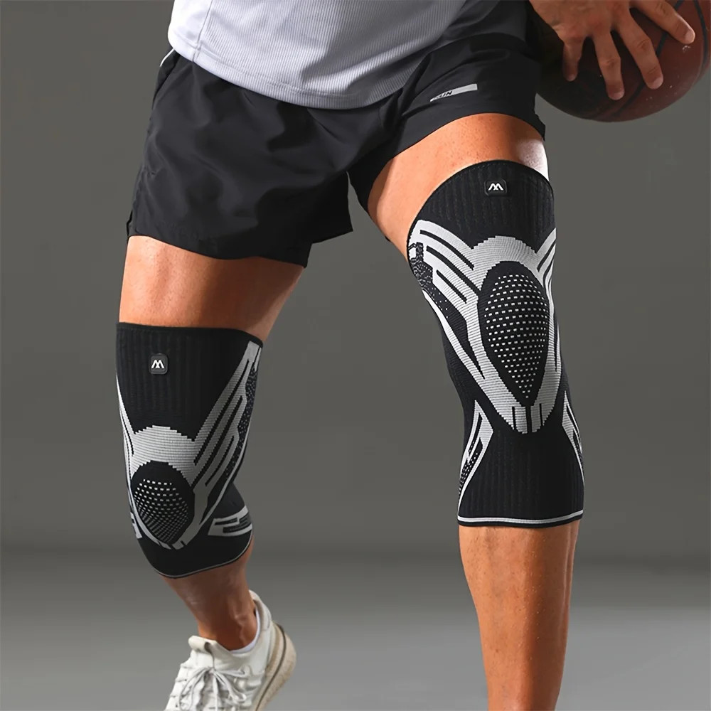 1pcs Compression Knee Support Sleeve Elastic Breathable Knee Pads Gym Sports Pro