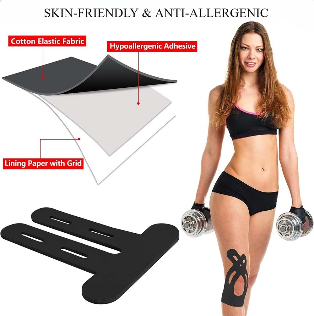 Professional Kinesiology Tape for Knee Support Waterproof Muscle Recovery Strips