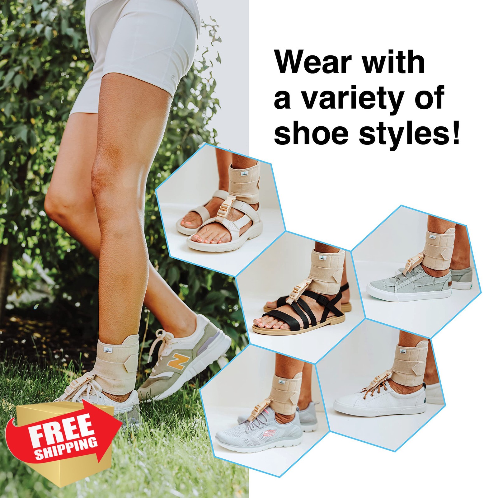 Dosh Beige Foot Drop Brace