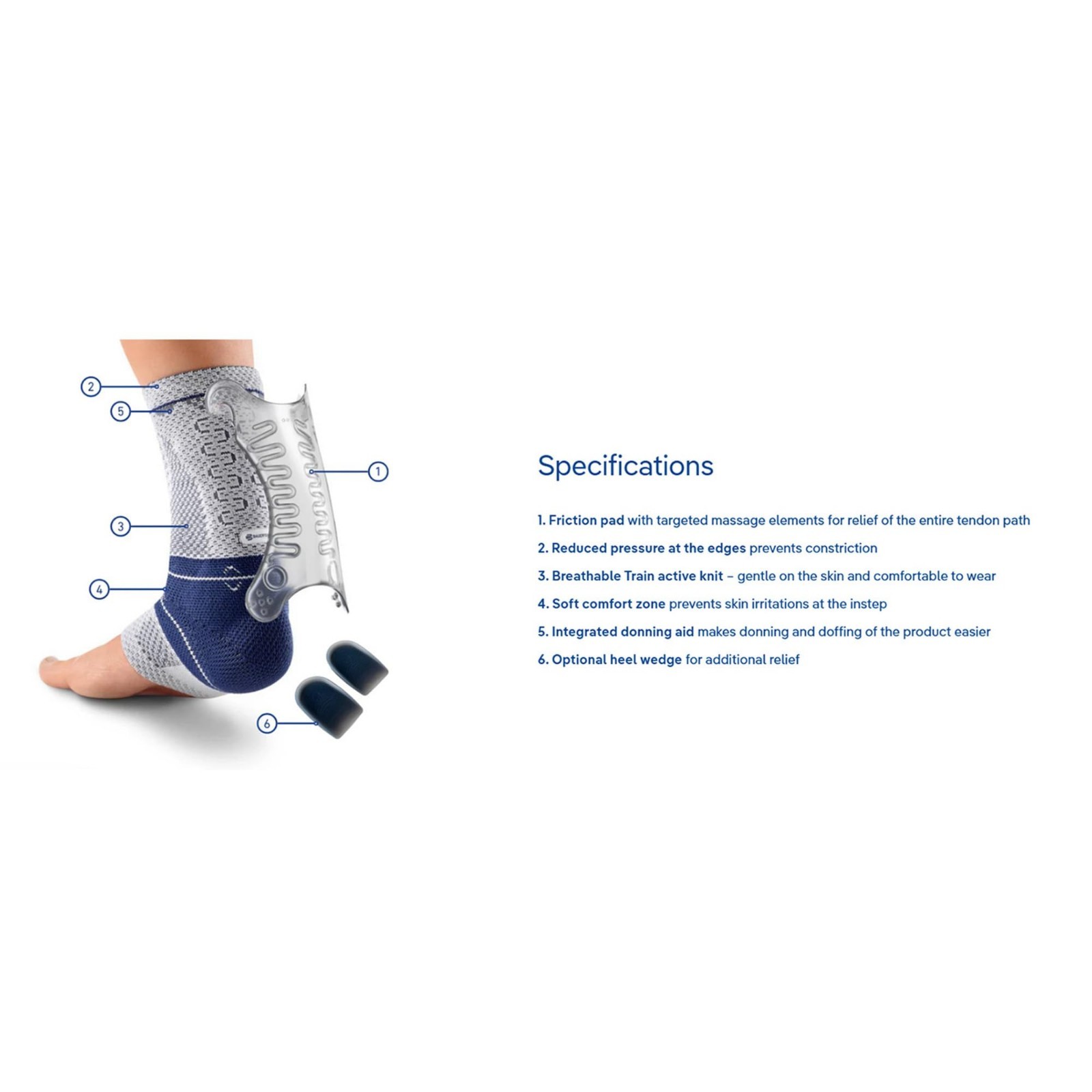 Achilles Tendonitis Brace – Relieves Pain, Swelling & Inflammation – Titan, Size