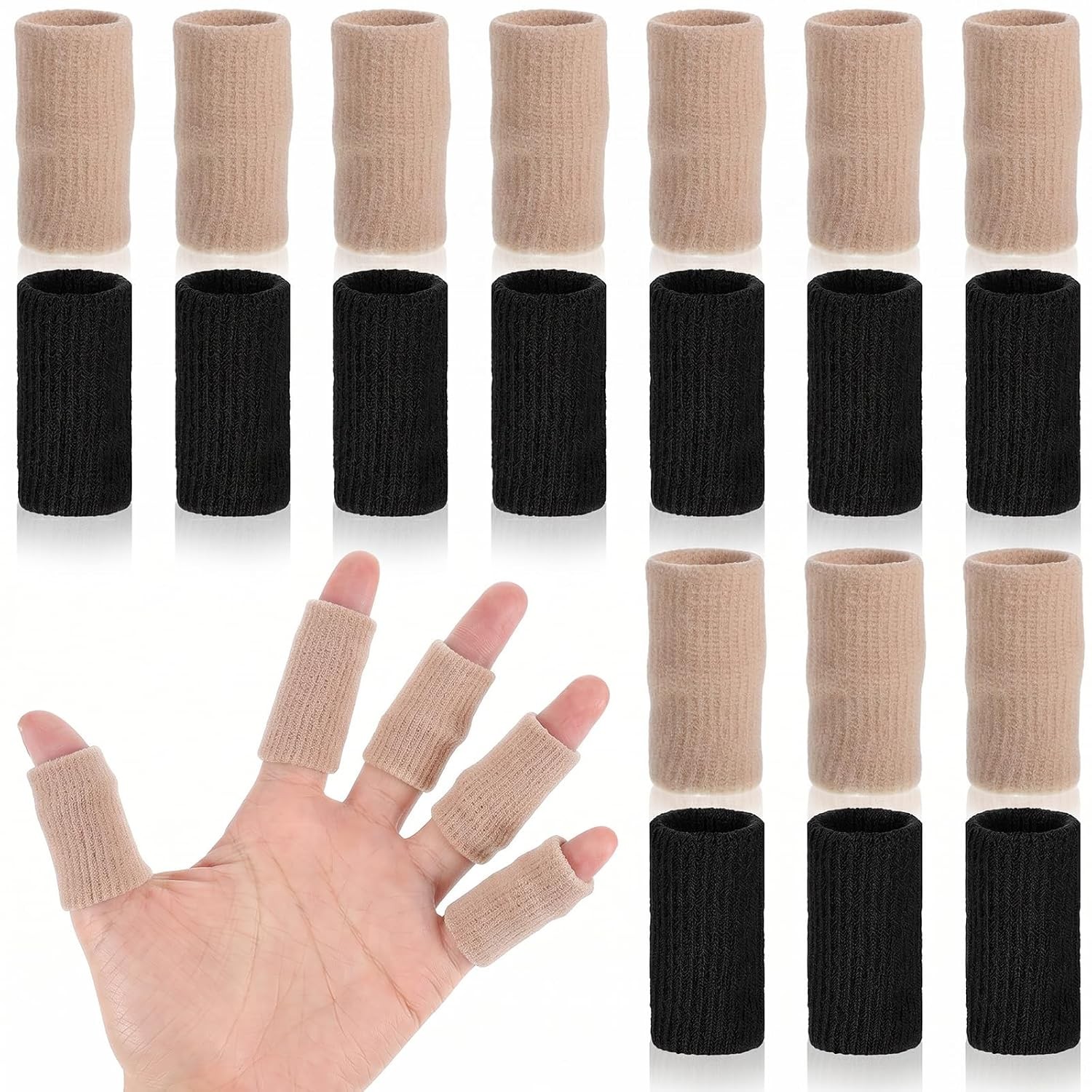 Breathable Elastic Finger Sleeves for Sport Protection Fingertip Guard