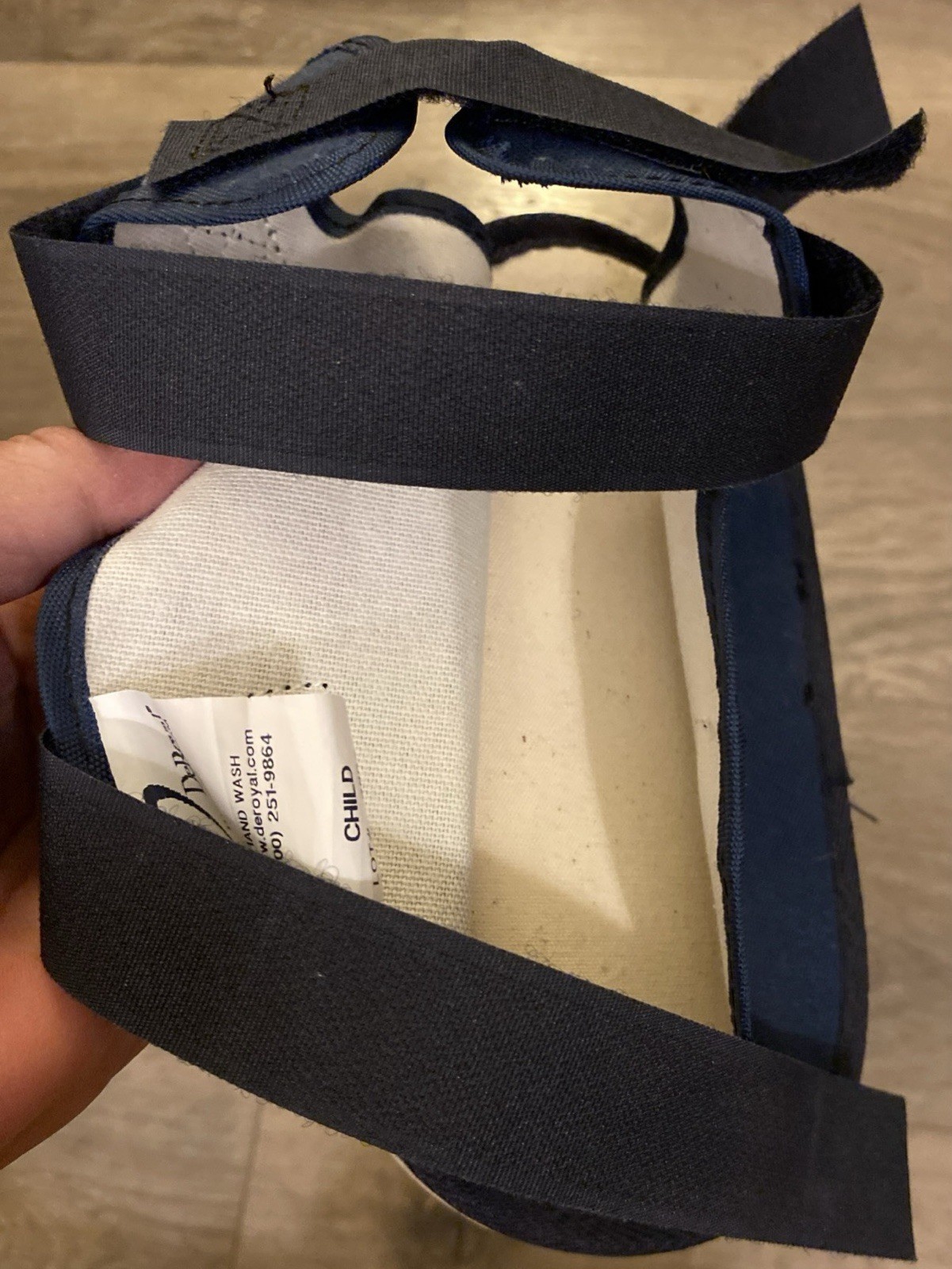 DeRoyal Cast Protector Child’s Shoe Sandal Post Op Boot Orthopedic Recovery (XS)