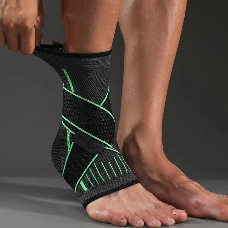 Elastic Ankle Brace Protector Sports Gym Fitness Support Belt.